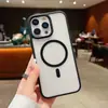 Capa Anti-Amarelamento para Celular Apple 16 16Promax Magnética Iphone15Promax Anti-Queda 16Pro Preta Adequada