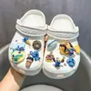 Zapatos de Cueva de Color Mágico de Dibujos Animados Accesorios Flor de Zapato Hebilla Decorativa cruzada Accesorios Hebilla de Zapato diy Hebilla de Zapato de Oso Conejo Color Mágico
