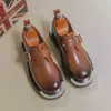 Sapatos Mocassins Masculinos Casuais Tênis de Estudante Sapatos de Couro Tamanho Grande Sapatos Masculinos Moda de Comércio Exterior Branco com Solado Grosso Transfronteiriço