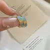 Elegância vintage! Brincos de franja em gota d'água com zircônia azul, brincos estilo corte francês, sensação de luxo leve e alta qualidade para mulheres