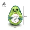 Productos transfronterizos de Amazon adornos de muñeca de dibujos animados de frutas y verduras tejidos de lana hechos a mano energía positiva