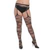 Medias de Talla Grande Transfronterizas, Medias de Ligero, Medias Negras Caladas, Liguero Sexy, Medias de Red para Mujer de Venta Caliente al por Mayor
