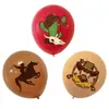 Decoración de Globos para Fiesta Temática Vaquera del Oeste Transfronteriza Globos de Vaquero del Oeste Vaquero del Oeste Globos al por Mayor en Stock