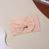 Comercio Exterior Transfronterizo Más Vendido Diadema Ancha de Nailon Suave y Transpirable para Bebé Accesorios para el Cabello Elásticos con Lazo para Niños Europeos y Americanos Venta al Por Mayor
