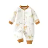 Mameluco de Algodón Acolchado para Bebé de 40g, Bata Acolchada de Algodón para Otoño e Invierno sin Huesos, Traje Delgado de Algodón Engrosado para Gatear para Niños