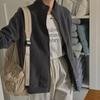 Versão Engrossada do Torrada com Creme! Jaqueta de Fleece, Moletom de Fleece, Gola Alta, Cardigã Solto para Mulheres, Outono e Inverno 2025