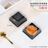 Caja de pastel de luna de mediados de otoño de 50/80/100 g, caja de embalaje crujiente de yema de huevo, caja blíster transparente engrosada de PET, caja de soporte interior para hornear