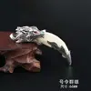 Novo Pingente de Dente de Lobo para Homens, Personalizado e Ousado Ornamento de Dente de Cão Lobo, Dente de Mastiff Protetor Vintage, Presente Versátil para Estudantes