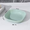 Venta al por mayor Crema Plato para escupir huesos de viento Plato para basura de mesa de cocina Plato para fruta doméstico Plato pequeño Plato creativo para bocadillos
