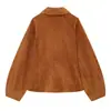 Z Estilo Europeo y Americano 2026 Nueva Moda Elegante Temperamento Chaqueta Abrigo de Doble Botonadura Suelta con Cinturón para Mujer para Ir al Trabajo 4968228