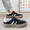 Sapatos Masculinos 2026 Primavera Novos Tênis de Lona Baixo Versáteis Sapatos de Treino Alemães Tênis Casuais Masculinos Atacado Sola Grossa