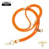 Cordón de alta gama para teléfono móvil 6MM resistente para colgar en el cuello ajustable para exteriores anti-pérdida cuerda trenzada para muñeca delicada oro
