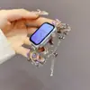 La Nueva Correa Compatible para Apple Watch 10/9/8/7 de Fábrica Kk Cat Huazi Cadena Metálica Colorida de Diamantes