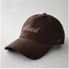 Gorra de Béisbol Suave Bordada con Letras Casual para Hombres y Mujeres, Gorra de Pico Casual Versátil para Parejas al Viajar y Ir de Compras