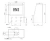 Envío Gratis Caja de Instalación Pantalla Táctil 7 pulgadas Weilin Xinjie 5 Agujeros 6 Agujeros Caja de Control Interfaz Humano-Máquina Soporte Giratorio Plc