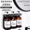 Set de champú, gel de ducha y acondicionador de té blanco de alta gama para hoteles de cinco estrellas y casas de huéspedes de lujo, gran capacidad