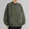Chaqueta de aviador corta estilo americano para hombre, chaqueta de béisbol de alta gama para primavera y otoño, prenda exterior versátil moderna y a la moda