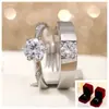 Anillos de Pareja Japoneses y Coreanos, Anillos de Boda con Diamantes Artificiales, Propuesta en Vivo, Anillos Falsos, Accesorios de Boda de Moda para Mujer, Estilo Popular de Moda