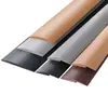 Tira de Transição de Piso de Borracha Macia de PVC Autoadesiva, Tira de Nivelamento de Fresta de Porta, Soleira, Rampa