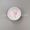 Yiwu comércio exterior prato redondo pequeno porcelana melamina louça redondo 2,5 polegadas 3,5 polegadas decalque pratinho prato de molho de soja prato de vinagre