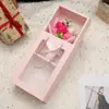 Buquê de Flores de Sabão de Rosa e Cravo para o Dia das Mães e Dia dos Professores, Flores Artificiais Espessadas com um Toque Realista de Alto Padrão, Flores Frescas em Caixa de Presente