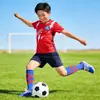 Conjunto de Uniforme de Fútbol Infantil para Niños y Niñas, Personalizado para Estudiantes de Primaria, Uniforme de Equipo Deportivo de Competición, Camiseta de Fútbol de Secado Rápido con Estampado