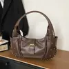 Bolso tote de gran capacidad a la moda tipo 'dumpling' para mujer, nuevo modelo primavera 2026, alta calidad, lujo ligero, bolso de hombro y axila de nicho