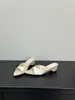 Sandalias de Punta Fina Estilo Retro Simple con Tacón Grueso para Primer Encuentro Chanclas de Tacón Alto para Mujer Calzado de Verano para Exteriores Sandalias que Aumentan la Altura