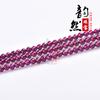 Venta al por mayor de Yunran, cuentas de diente morado natural con superficie cortada negra, hechas a mano, material de cuentas sueltas, pulsera DIY, accesorios de cuentas semiacabadas