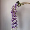 Decoraciones colgantes de flores de frijol para bodas, flores de techo suspendidas para salones de bodas, flores artificiales para la decoración de interiores de hoteles, creando una sensación de ambiente