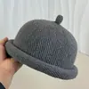 Outono e inverno novo chapéu de pescador personalizado moda casual japonesa chapéu de abóbora quente lã cúpula fofo chapéu pele de melão Joo