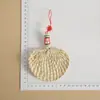 DIY Ano Novo Grama de Bambu Natural Artesanal Tecida Pequena Cabaça Presente de Inauguração de Ano Novo Buquê Arte Floral Ornamento Pendurado Decorado à Mão