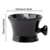 Tazón de Cerámica para Espuma de Afeitar Listo para Usar, Brocha para Barba, Tazón de Cerámica, Tazón para Crema de Afeitar, Tazón para Jabón Negro, Logo Imprimible