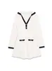 Para Exportação Transfronteiriça Europeia e Americana Roupas Femininas Aliexpress Popular Outono Elegante Slim Macio Vestido de Contraste