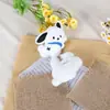 Broche de Boneca Fofa de Cachorro e Gatinho Desenho Animado Chaveiro Pingente de Bolsa Grampo de Cabelo Tiara Decoração de Chapéu Acessórios