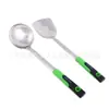 Espátula de Cocina para el Hogar Utensilios de Cocina Set de Sartenes Antiadherentes Cuchara para Sopa Espátula de Acero Inoxidable Espátula para Freír Espátula Cocina de Cocina