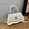 Bolsa de Ombro Cruzada Versátil Simples Casual Texturizada de Inverno 2026 Nova Moda Elegante de Alta Qualidade