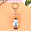 Llavero de Dibujos Animados de PVC Estéreo de Goma Suave 3D de Silicona Llave de Coche Pequeño Colgante Souvenir Accesorios de Joyería Personalización