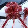 Flor para Coche de Boda Lazo Guirnalda Cinta Dote Barandilla de Escalera Cesta de Flores Caja de Regalo Cinta de Dote