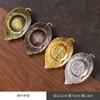 Posavasos de Aleación Aislante de Calor Antiescaldante Japonés Soporte para Taza de Estaño Cobre Antiguo Creativo Tapete para Taza de Té Accesorios para Tetera Lote de Tapete Metálico