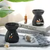 Lâmpada de aromaterapia para fogareiro de óleo essencial cerâmica fábrica Chaozhou criativo transfronteiriço fogareiro de fragrância vela logo diy fogareiro de aromaterapia ins