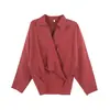 Al por mayor transfronterizo ropa de mujer superventas moderna urbana versátil estilo retro francés camisa de manga larga HBZX919187