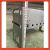 Parrilla de Barbacoa Portátil para Exteriores Estilo Tarjeta, Parrilla de Carbón Desmontable, Estufa de Leña de Acero al Carbono Espesado, Juego de Estufas para el Hogar
