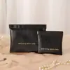 Saco de armazenamento de cabo de dados com fechamento automático fone de ouvido com fio bagagem de mão mini bolsa pequena portátil boca cosmética envelope vermelho
