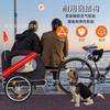 Reboque para Cães e Gatos Ruida Xiang Pet ao Ar Livre Espaço Grande Portátil Conecta à Bicicleta Transporte de Pets Carro Personalizado para Cachorro