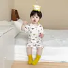 Pijama para Niños Niños Traje Delgado de Manga Corta Niñas Ropa de Casa para Aire Acondicionado Seda de Hielo Transpirable Clase A 0-10 Años Bebé