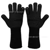 Guantes Retardantes de Llama, Resistentes al Fuego, Resistentes a Altas Temperaturas hasta 800 Grados, Para Barbacoa BBQ, Horno de Microondas, Horneado, Guantes de Silicona Aislantes del Calor Anti-Escaldaduras