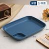 Plato Japonés para Dumplings con Plato para Vinagre Plástico Creativo Atractivo Especial para Dumplings Plato Dividido Exquisito Plato para Desayuno Resistente a Caídas
