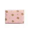 Invierno Nuevo Pequeño 70% de descuento Oso Cartera para Mujer Comercio Exterior Gama Alta Porta Tarjetas Corto Cartera de Dibujos Animados Billetera