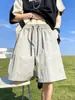 Shorts Casuales de Secado Rápido Estilo Americano de Marca de Moda para Hombre Verano 2026, Shorts de Seda Helada de Longitud Media, Shorts Versátiles para la Playa